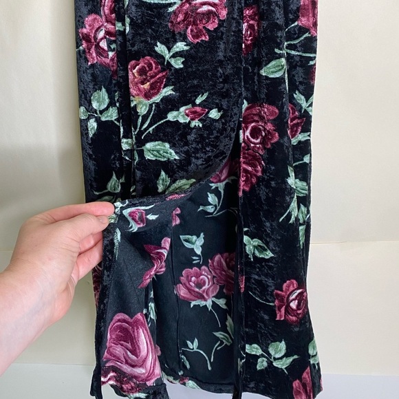 Vintage y2k Frederick’s of Hollywood Crushed Velvet Sweetheart HalterDress Sz 3X - Picture 6 of 10